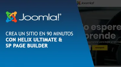 Crea un sitio en 90min con Joomla, Helix Ultimate y SP Page Builder sin programar