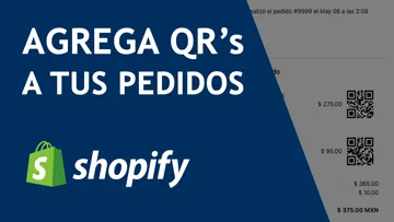 Agrega códigos QR a las notificaciones de tus pedidos en Shopify