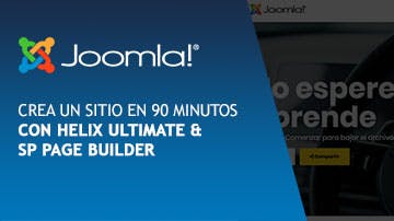 Cover Image for Crea un sitio en 90min con Joomla, Helix Ultimate y SP Page Builder sin programar